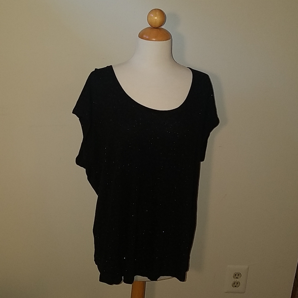Jennifer Lopez Glitter Top - EUC - Size XL